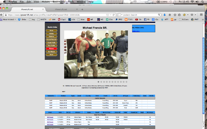 Upgrade Your Ipowerlift.net Experience
With a Premium Membership for just $12 per year
Automatically have your WNPF Meet Results display on your Ipowerlift.net Profile