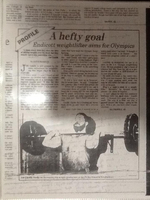 Joe Gazdik was a fixture at the Empire State Games.  2016 HoF member Joe Gazdik was a national caliber Olympic Weightlifter who competed at the 1984 US Olympic Weightlifting Team trials.  Joe held state records for years, and still claims the standard in the Clean and Press.