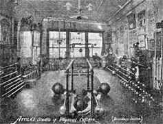 (Picture)Louis Attila's Studio of Physical Culture in 1898 New York City.